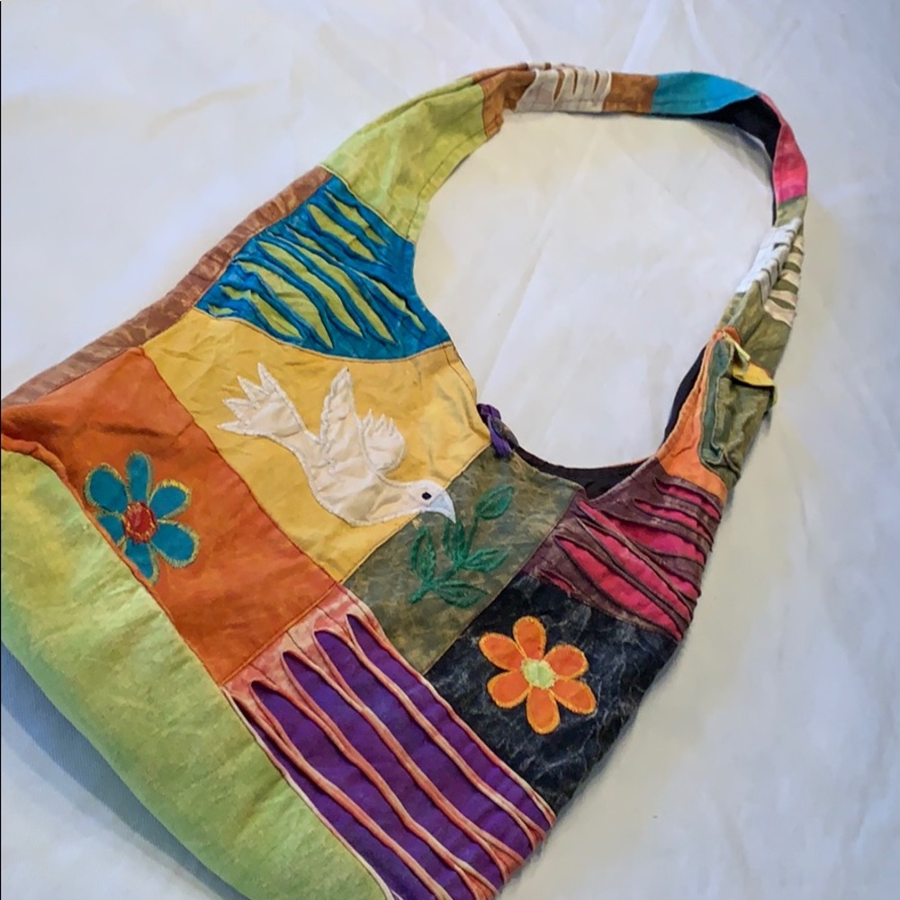 Fun Boho shoulder bag - festival ready